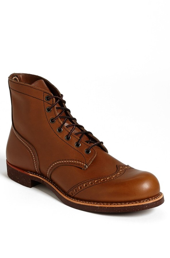 red wing wingtip boots