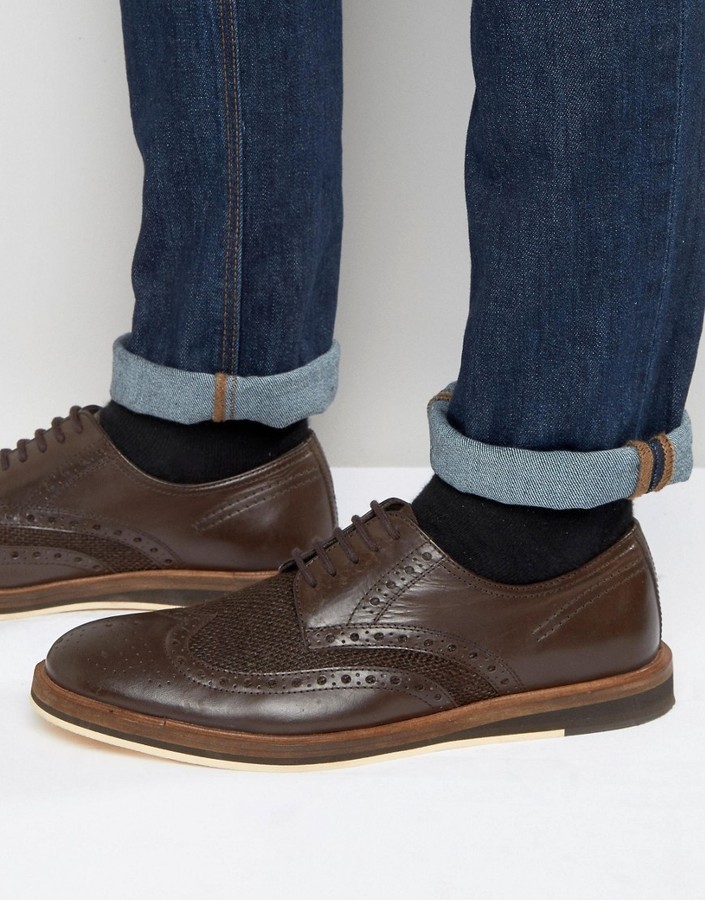 frank wright brogue boots