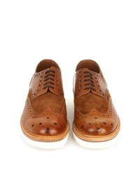 Grenson Archie Leather And Suede Brogues