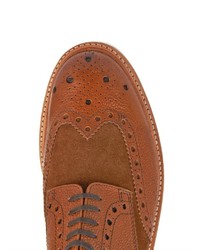 Grenson Archie Leather And Suede Brogues
