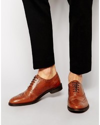 Asos Brand Oxford Brogues In Leather