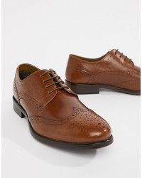 Burton Menswear Brogue Shoes In Brown