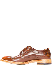 Paul Smith Brown Leather Lincoln Longwing Brogues