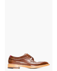 Paul Smith Brown Leather Lincoln Longwing Brogues