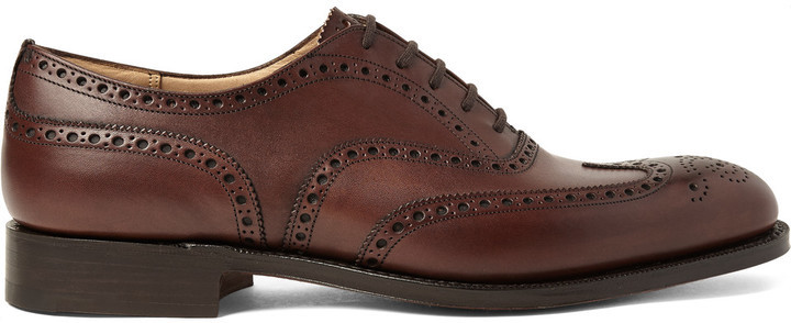 leather oxford brogues