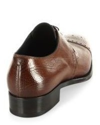 Salvatore Ferragamo Dario Leather Tramezza Shoes