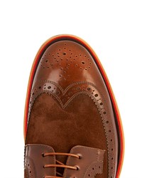 Paul Smith Grand Suede And Leather Brogues