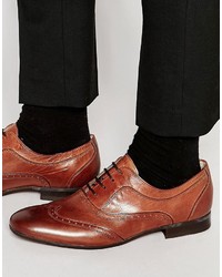 Hudson London Francis Leather Brogue Shoes