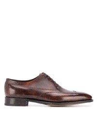John Lobb Lace Up Perforated Detail Oxford Shoes