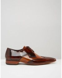 Jeffery West Leather Brogue Shoes