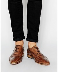 Jeffery West Leather Brogue Shoes
