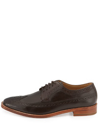 Cole Haan Lionel Leather Long Wing Tip Tan