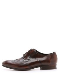 H By Hudson Mansfield High Shine Wingtip Shoes