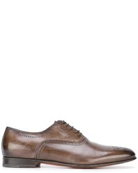 Santoni Brogue Detail Oxford Shoes