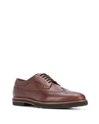 Tod's Striped Heel Oxford Shoes