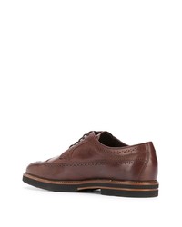 Tod's Striped Heel Oxford Shoes