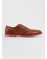 Topman Anthony Miles Tan Leather Brogues