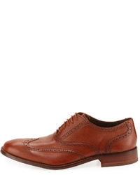 Cole Haan Williams Leather Wing Tip Oxford Brown