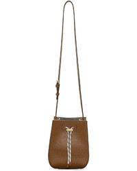 Maiyet Brown Mini Sia Bucket Bag