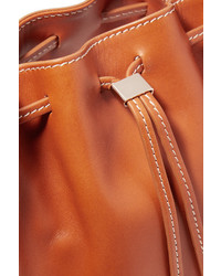 Vanessa Seward Dakota Leather Bucket Bag Tan