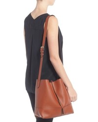 Street Level Faux Leather Bucket Bag