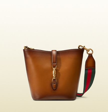 Gucci Jackie Soft Bucket Bag Leather at 1stDibs