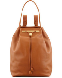The Row Hobo Leather Hobobackpack Camel