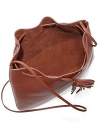 Saint Laurent Jen Medium Leather Bucket Bag