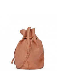 Sole Society Montana Braided Leather Bucket Bag