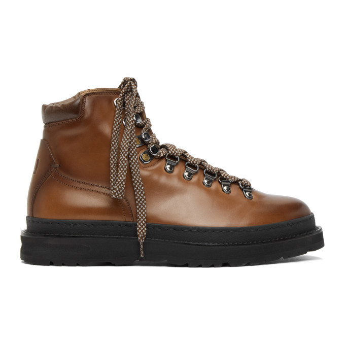Dunhill Brown Traverse Boots, $624 | SSENSE | Lookastic