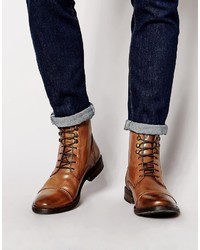 Base London Clapham Leather Military Boots