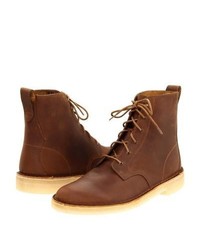 Clarks Desert Boot Lace Up Beeswax Leather, $140 | Zappos | Lookastic