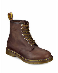 Dr. Martens Distressed Leather Combat Boots