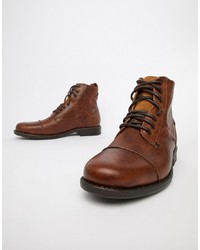 Levi's Emerson Leather Boot In Brown
