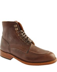 Frye Walter Lace Up Dark Brown Boots