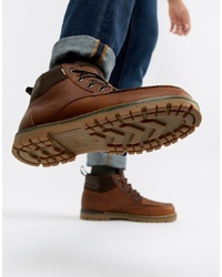 Toms Hawthorne Waterproof Lace Up Boots In Brown
