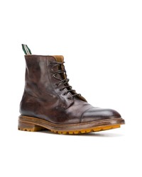 Green George Lace Up Boots