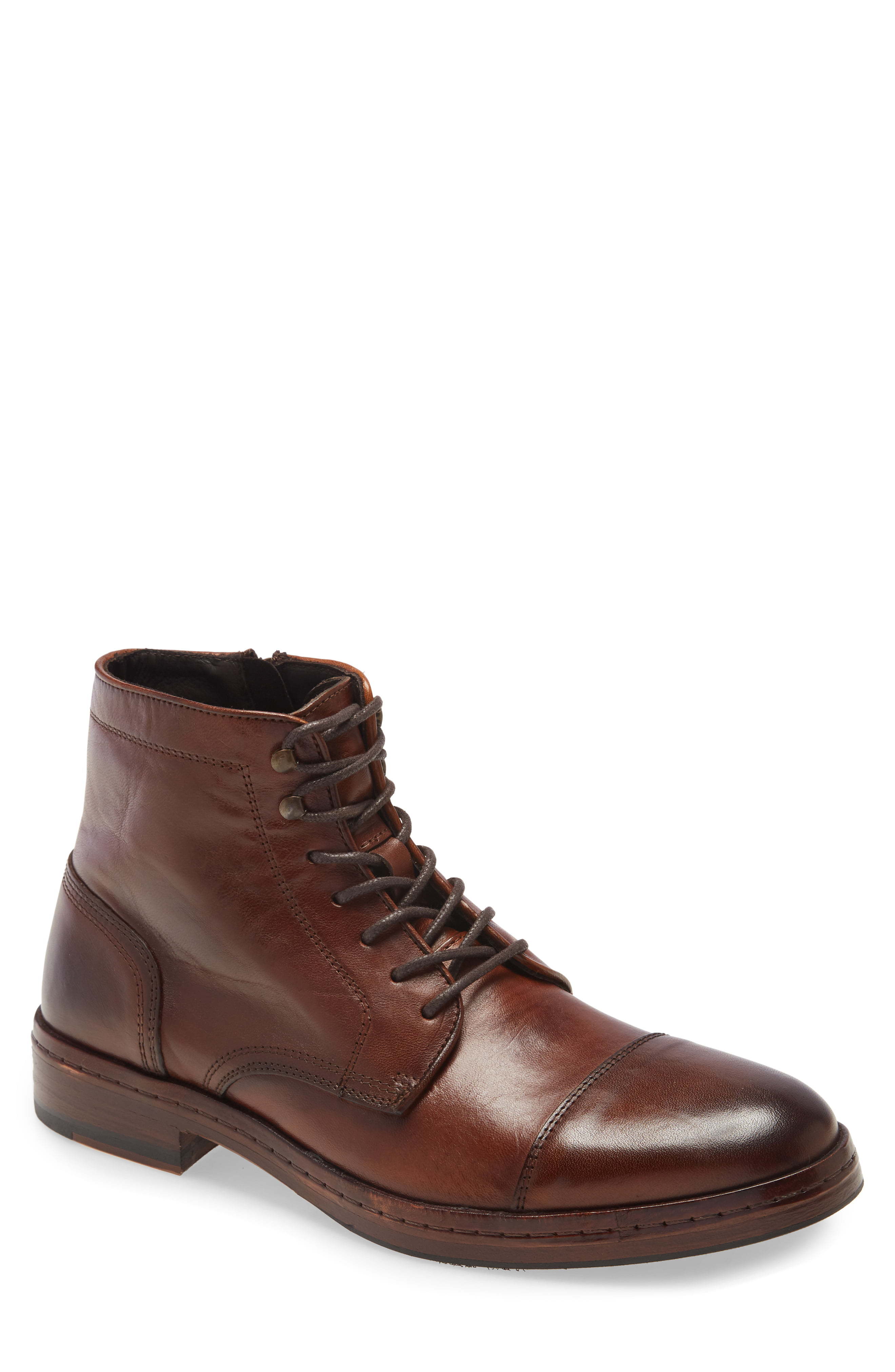 Johnston & Murphy Langley Cap Toe Boot, $269 | Nordstrom | Lookastic