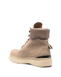 Buscemi Leather Lace Up Boots