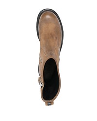 Premiata Lug Sole Leather Ankle Boots