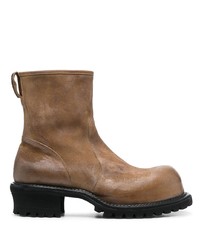 Premiata Lug Sole Leather Ankle Boots
