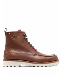 Bally Nokor Leather Lace Up Boots