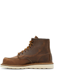 Red Wing Heritage Tan Classic Moc Boots