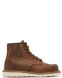 Red Wing Heritage Tan Classic Moc Boots