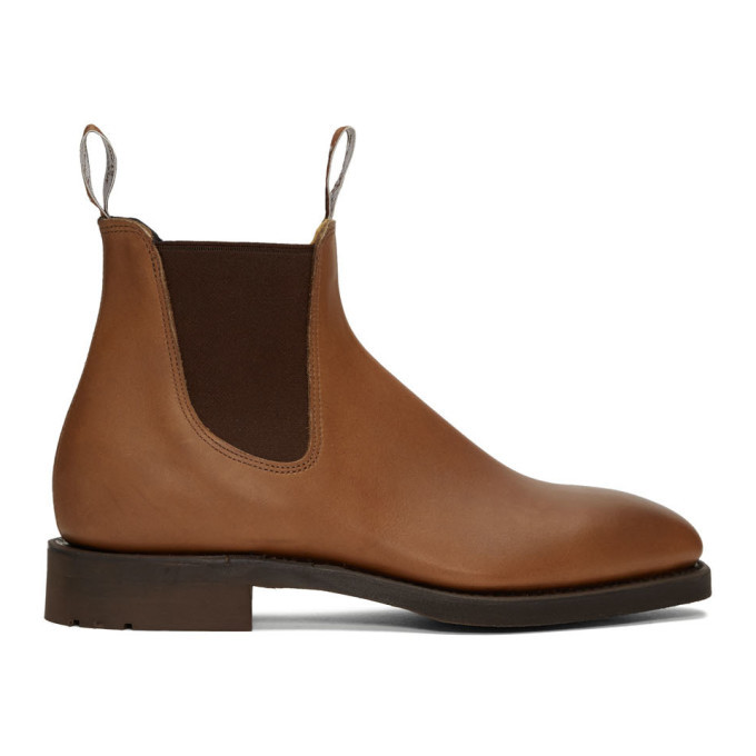 R.M. Williams Brown Lachlan Chelsea Boots, $297 | SSENSE | Lookastic