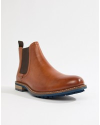 Silver Street Chunky Chelsea Boot In Tan
