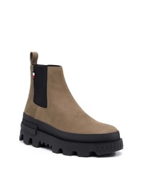 Moncler Chunky Leather Boots