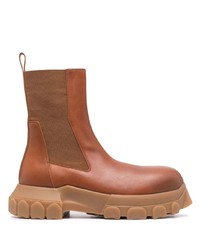 Rick Owens Chunky Sole Leather Boots