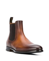 Doucal's Faded Leather Chelsea Boots