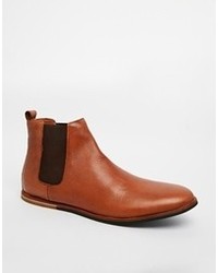 Frank Wright Stark Chelsea Boots Brown